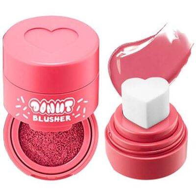 JUDEWY Blush Liquide Stamp Blush Avec Applicateur En Forme De Coeur Blush Naturel Et Longue Tenue, Cadeau De Maquillage Féminin Léger Et Aérien. (5) JUDEWY Blush Liquide Stamp Blush Avec Applicateur En Forme De Coeur Blush Naturel Et Longue Tenue, Cadeau De Maquillage Féminin Léger Et Aérien. (5)