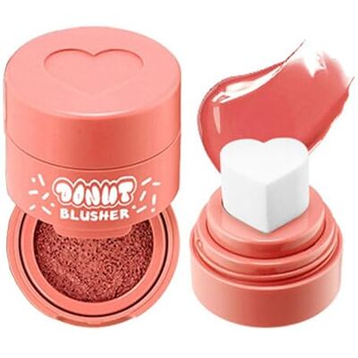 JUDEWY Blush Liquide Stamp Blush Avec Applicateur En Forme De Coeur Blush Naturel Et Longue Tenue, Cadeau De Maquillage Féminin Léger Et Aérien. (1) JUDEWY Blush Liquide Stamp Blush Avec Applicateur En Forme De Coeur Blush Naturel Et Longue Tenue, Cadeau De Maquillage Féminin Léger Et Aérien. (1)