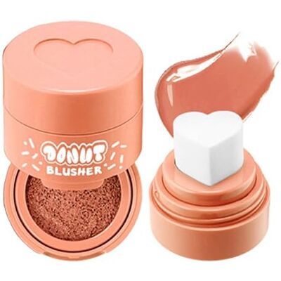 JUDEWY Blush Liquide Stamp Blush Avec Applicateur En Forme De Coeur Blush Naturel Et Longue Tenue, Cadeau De Maquillage Féminin Léger Et Aérien. (6) JUDEWY Blush Liquide Stamp Blush Avec Applicateur En Forme De Coeur Blush Naturel Et Longue Tenue, Cadeau De Maquillage Féminin Léger Et Aérien. (6)