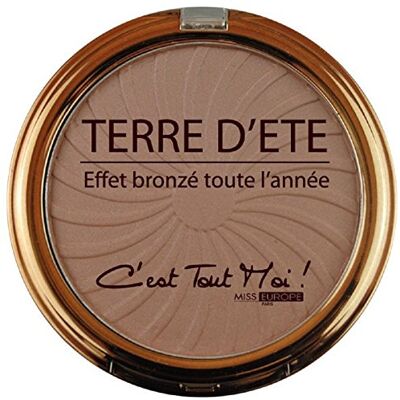 miss europe Poudre soleil maquillage, poudrier teint bronzé couleur "ambre", 12 gr miss europe Poudre soleil maquillage, poudrier teint bronzé couleur "ambre", 12 gr