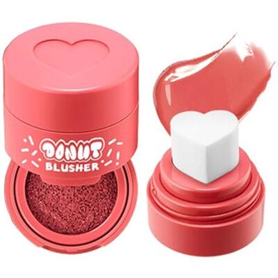JUDEWY Blush Liquide Stamp Blush Avec Applicateur En Forme De Coeur Blush Naturel Et Longue Tenue, Cadeau De Maquillage Féminin Léger Et Aérien. (4) JUDEWY Blush Liquide Stamp Blush Avec Applicateur En Forme De Coeur Blush Naturel Et Longue Tenue, Cadeau De Maquillage Féminin Léger Et Aérien. (4)