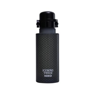 Iceberg Twice NOIR Man Eau de Toilette 125 ml Parfum Homme aux notes Woody Oriental Luxueux Flacon en Verre Noir, Parfum Sport Iceberg Twice NOIR Man Eau de Toilette 125 ml Parfum Homme aux notes Woody Oriental Luxueux Flacon en Verre Noir, Parfum Sport