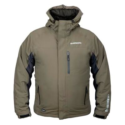 SHIMANO Rain Jacket Padded Green XXL SHIMANO Rain Jacket Padded Green XXL