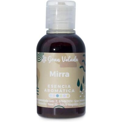 GRAN VELADA Essence aromatique de myrrhe concentrée et polyvalente, parfum exotique aux notes chaudes et sensuelles pour désodorisants, cosmétiques, bougies, etc., 50 ml GRAN VELADA Essence aromatique de myrrhe concentrée et polyvalente, parfum exotique aux notes chaudes et sensuelles pour désodorisants, cosmétiques, bougies, etc., 50 ml