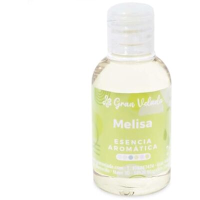 GRAN VELADA Essence aromatique de mélisse Parfum intense avec des notes végétales, d’agrumes et florales pour parfums, savons, bougies et plus 50 ml GRAN VELADA Essence aromatique de mélisse Parfum intense avec des notes végétales, d’agrumes et florales pour parfums, savons, bougies et plus 50 ml