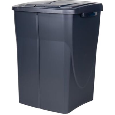 Cofan Poubelle grise pour déchets en général Capacité de 15, 25 ou 45 L Trois dimensions (45 L) Cofan Poubelle grise pour déchets en général Capacité de 15, 25 ou 45 L Trois dimensions (45 L)
