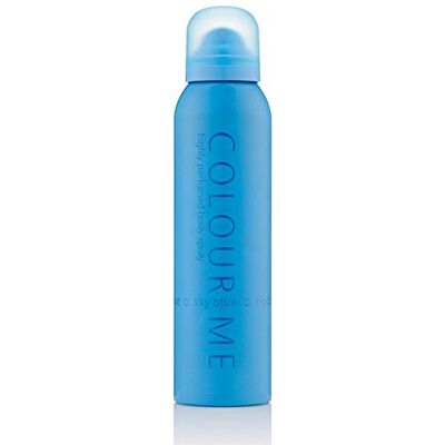 Colour Me Sky Blue Perfume for Women. 150ml Body Spray, Luxury Fragrance Womens Perfume, Long Lasting Fragrance for Women by Milton-Lloyd Colour Me Sky Blue Perfume for Women. 150ml Body Spray, Luxury Fragrance Womens Perfume, Long Lasting Fragrance for Women by Milton-Lloyd