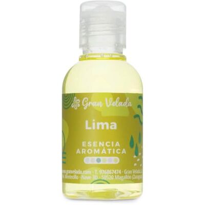 GRAN VELADA Essence aromatique de citron vert Idéal pour cosmétiques et bougies parfumées Parfum intense et rafraîchissant Dosage jusqu'à 30 % 50 ml GRAN VELADA Essence aromatique de citron vert Idéal pour cosmétiques et bougies parfumées Parfum intense et rafraîchissant Dosage jusqu'à 30 % 50 ml