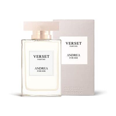 VERSET Parfum Andrea pour elle par Parfums, eau de parfum en flacon vaporisateur 100 ml. VERSET Parfum Andrea pour elle par Parfums, eau de parfum en flacon vaporisateur 100 ml.