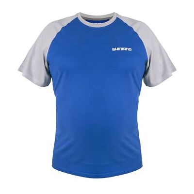 SHIMANO Short Sleeve T-Shirt Blue XXL SHIMANO Short Sleeve T-Shirt Blue XXL