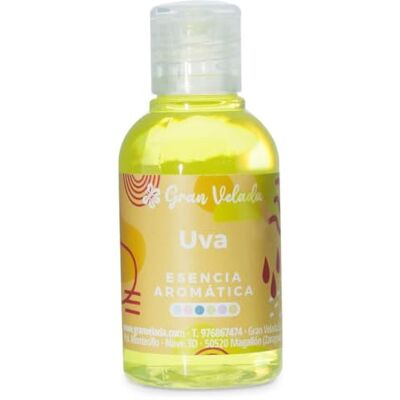GRAN VELADA Essence aromatique de raisin : parfum intense pour désodorisants, bougies et cosmétiques. Parfum fruité avec notes d'orange, de pêche et de fruits rouges, concentré et polyvalent. 250 ml GRAN VELADA Essence aromatique de raisin : parfum intense pour désodorisants, bougies et cosmétiques. Parfum fruité avec notes d'orange, de pêche et de fruits rouges, concentré et polyvalent. 250 ml