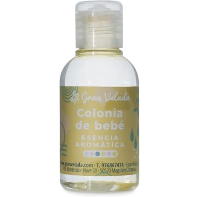 GRAN VELADA Essence parfumée Eau de Cologne pour bébé, parfum frais de lingettes, d’agrumes et floral, idéal pour créations maison de cosmétiques, savons, bougies 50 ml GRAN VELADA Essence parfumée Eau de Cologne pour bébé, parfum frais de lingettes, d’agrumes et floral, idéal pour créations maison de cosmétiques, savons, bougies 50 ml