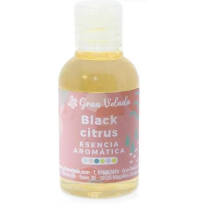 GRAN VELADA Essence aromatique Black Citrus, arôme chaleureux au gingembre, à l’orange et à la cannelle pour parfums, savons et bougies artisanaux, parfum épicé et musqué, 50 ml GRAN VELADA Essence aromatique Black Citrus, arôme chaleureux au gingembre, à l’orange et à la cannelle pour parfums, savons et bougies artisanaux, parfum épicé et musqué, 50 ml