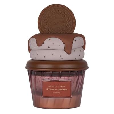 Lattafa Cookie Crave Give Me Gourmand Eau de Parfum, parfum de dessert doux avec note de biscuit, 75 ml Lattafa Cookie Crave Give Me Gourmand Eau de Parfum, parfum de dessert doux avec note de biscuit, 75 ml