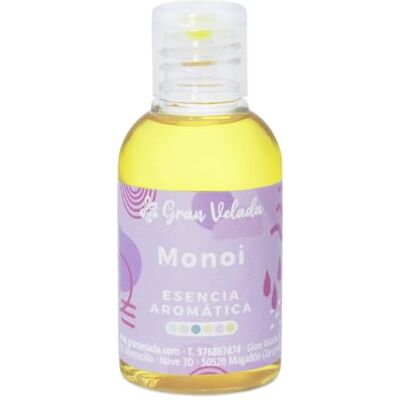GRAN VELADA Essence aromatique de monoï Parfum floral intense pour cosmétiques et parfums faits maison Idéal pour savons, gels et bougies 50 ml GRAN VELADA Essence aromatique de monoï Parfum floral intense pour cosmétiques et parfums faits maison Idéal pour savons, gels et bougies 50 ml
