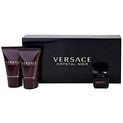 Versace Cristal gianni. Set-eau de parfum 0,17 oz mini & lotion pour le corps pour femme Versace Cristal gianni. Set-eau de parfum 0,17 oz mini & lotion pour le corps pour femme