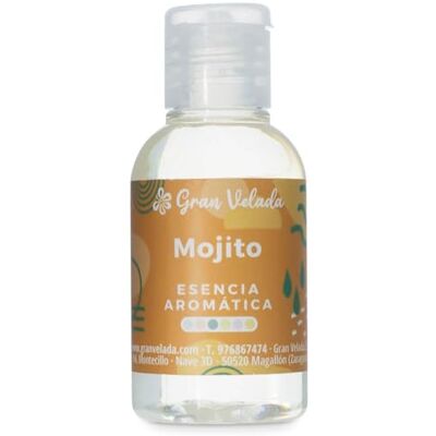 GRAN VELADA Essence aromatique de Mojito Parfum rafraîchissant de citron vert et menthe poivrée pour bougies, désodorisants, cosmétiques Concentré et haute performance 50 ml GRAN VELADA Essence aromatique de Mojito Parfum rafraîchissant de citron vert et menthe poivrée pour bougies, désodorisants, cosmétiques Concentré et haute performance 50 ml