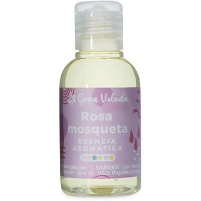 GRAN VELADA Essence concentrée de rose musquée pour parfums, cosmétiques, etc., parfum floral et enveloppant, idéal pour les savons et bougies, 50 ml GRAN VELADA Essence concentrée de rose musquée pour parfums, cosmétiques, etc., parfum floral et enveloppant, idéal pour les savons et bougies, 50 ml