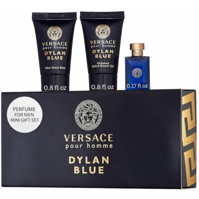 Versace Dylan bleu ensemble miniature 3-pièce taille unique Multicolore Versace Dylan bleu ensemble miniature 3-pièce taille unique Multicolore