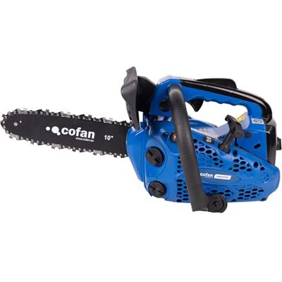 Cofan Tronçonneuse d'élagage à essence Moteur 2 temps Lame de 25,4 cm 25,4 cc Puissance : 0,9 HP Système anti-vibrations Cofan Tronçonneuse d'élagage à essence Moteur 2 temps Lame de 25,4 cm 25,4 cc Puissance : 0,9 HP Système anti-vibrations