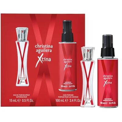 Christina Aguilera Coffret Xtina, Eau de Parfum Spray, Senteur Florale et Fruitée, Parfum de Luxe, Cadeau pour Femme Christina Aguilera Coffret Xtina, Eau de Parfum Spray, Senteur Florale et Fruitée, Parfum de Luxe, Cadeau pour Femme