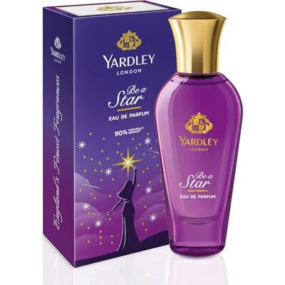 Yardley London Be A Star Eau de Parfum, Floral Scent, 30ml Floral Eau de Parfum for Women, Long Lasting Fragrance for Daily Wear, Elegant and Feminine Scent, Vegan, Cruelty Free Yardley London Be A Star Eau de Parfum, Floral Scent, 30ml Floral Eau de Parfum for Women, Long Lasting Fragrance for Daily Wear, Elegant and Feminine Scent, Vegan, Cruelty Free