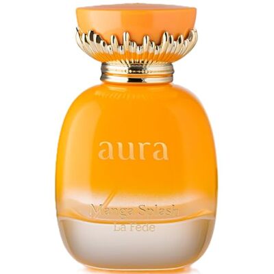 KHADLAJ PERFUMES La Fede Aura Manga Splash 100 ml Parfum pour femme – Parfum exotique de mangue et de vanille, parfum fruité et floral longue durée en flacon vaporisateur KHADLAJ PERFUMES La Fede Aura Manga Splash 100 ml Parfum pour femme – Parfum exotique de mangue et de vanille, parfum fruité et floral longue durée en flacon vaporisateur