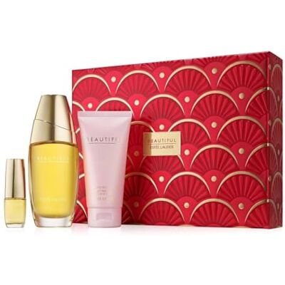 Estée Lauder Beautiful Set Beautiful Eau de parfum EDP 75 ml + mini spray eau de parfum 4,7 ml + lotion pour le corps 75 ml Estée Lauder Beautiful Set Beautiful Eau de parfum EDP 75 ml + mini spray eau de parfum 4,7 ml + lotion pour le corps 75 ml