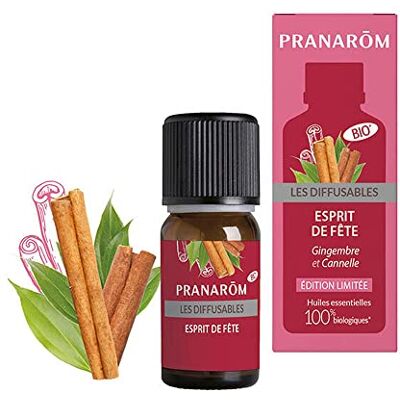 Pranarôm Esprit de Fête Bio 30ml Les diffusables Pranarôm Esprit de Fête Bio 30ml Les diffusables