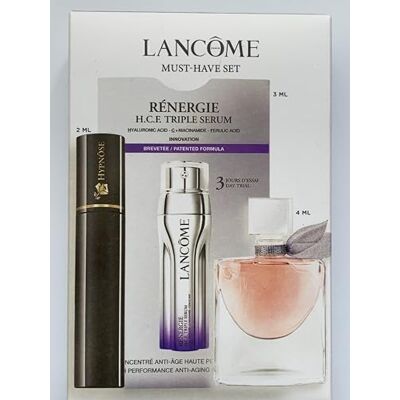 Lancôme Lancome Must-Have Coffret La vie est belle L'eau de Parfum 4 ml, Hypnose Noir Hypnotic 2 ml, Renergie Triple Serum 3 ml Lancôme Lancome Must-Have Coffret La vie est belle L'eau de Parfum 4 ml, Hypnose Noir Hypnotic 2 ml, Renergie Triple Serum 3 ml