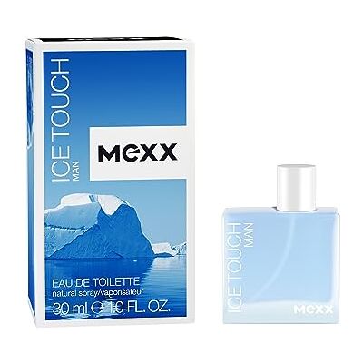 Mexx Ice Touch Man Eau de toilette Natural Spray Parfum rafraîchissant pour homme avec pamplemousse, cèdre et bois de santal 30 ml Mexx Ice Touch Man Eau de toilette Natural Spray Parfum rafraîchissant pour homme avec pamplemousse, cèdre et bois de santal 30 ml