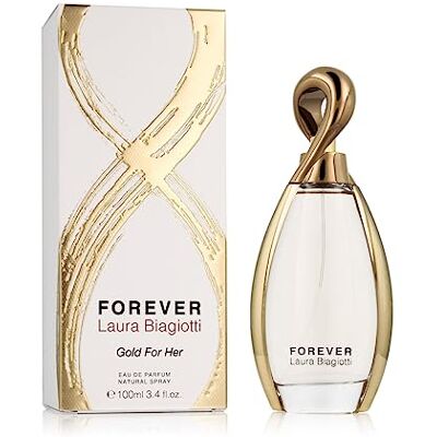 Laura Biagiotti , Forever Gold For Her Eau de parfum pour femme 100 ml Laura Biagiotti , Forever Gold For Her Eau de parfum pour femme 100 ml