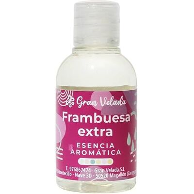 GRAN VELADA Essence aromatique concentrée de framboise extra Parfum doux et enveloppant de fruits rouges Idéal pour la fabrication de parfums, cosmétiques et bougies Polyvalent et Vita 50 ml GRAN VELADA Essence aromatique concentrée de framboise extra Parfum doux et enveloppant de fruits rouges Idéal pour la fabrication de parfums, cosmétiques et bougies Polyvalent et Vita 50 ml