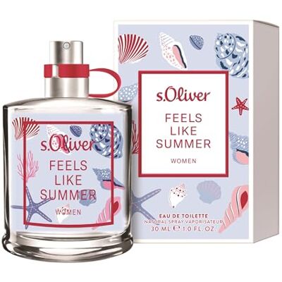 s.Oliver s. Oliver Feels Like Summer Eau de Toilette Floral-Fruité-Sensuel Femme Spray 30ml s.Oliver s. Oliver Feels Like Summer Eau de Toilette Floral-Fruité-Sensuel Femme Spray 30ml