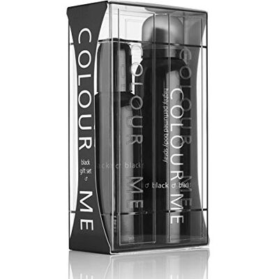 Colour Me Black Fragrance for Men Gift Set 90ml EDP/150ml Body Spray, by Milton-Lloyd Colour Me Black Fragrance for Men Gift Set 90ml EDP/150ml Body Spray, by Milton-Lloyd