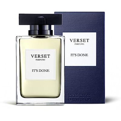 VERSET Parfums IT'S DONE Eau de parfum pour homme en flacon vaporisateur 100 ml VERSET Parfums IT'S DONE Eau de parfum pour homme en flacon vaporisateur 100 ml