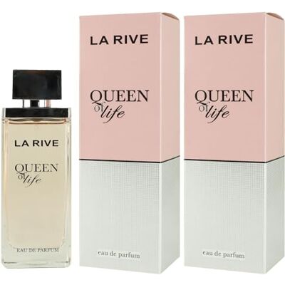 LA RIVE Queen of Life Woman Lot de 2 eaux de parfum pour femme 2 x 75 ml LA RIVE Queen of Life Woman Lot de 2 eaux de parfum pour femme 2 x 75 ml