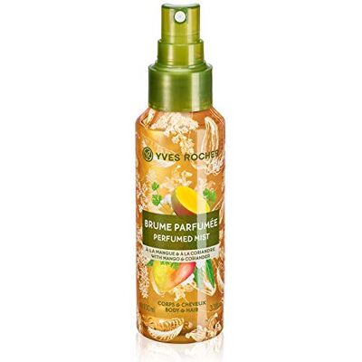 Yves Rocher Brume Parfumée Mangue Coriandre Corps et Cheveux 100ml Yves Rocher Brume Parfumée Mangue Coriandre Corps et Cheveux 100ml