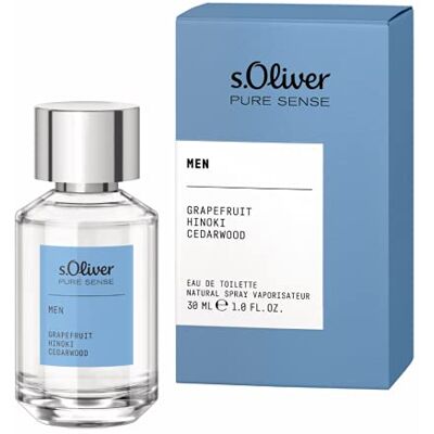 s.Oliver ® Pure Sense Men Eau de toilette pure et claire Parfum naturel qui incarne la vie et la masculinité 30 ml s.Oliver ® Pure Sense Men Eau de toilette pure et claire Parfum naturel qui incarne la vie et la masculinité 30 ml