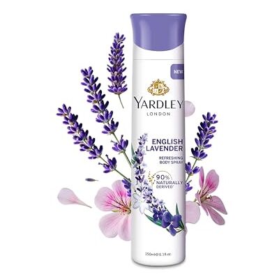 Yardley London Spray pour le corps Parfum lavande anglaise 150 ml Yardley London Spray pour le corps Parfum lavande anglaise 150 ml