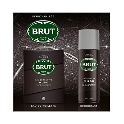 Generic BRUT COFFRET DÉODORANT & EAU DE TOILETTE MUSK, BRUT, UNITÉ Generic BRUT COFFRET DÉODORANT & EAU DE TOILETTE MUSK, BRUT, UNITÉ