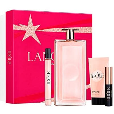 Lancôme Lancome IDOLE Eau de Parfum 100ml + Body Cream 50ml + Mini Máscara Idôle + Miniatura Eau de Parfum 10ml Lancôme Lancome IDOLE Eau de Parfum 100ml + Body Cream 50ml + Mini Máscara Idôle + Miniatura Eau de Parfum 10ml