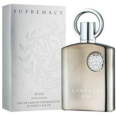 Afnan Supremacy Silver Eau de parfum en flacon vaporisateur pour homme 100 ml Parfum de luxe adapté à toutes les occasions Inspiré par Aventus Parfum EDP Afnan Supremacy Silver Eau de parfum en flacon vaporisateur pour homme 100 ml Parfum de luxe adapté à toutes les occasions Inspiré par Aventus Parfum EDP