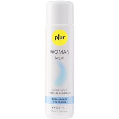 pjur WOMAN Aqua Gel lubrifiant à base d'eau Hydratant et nourrissant pH optimisé Doux pour la peau Pack de 1 (1 x 100 ml) pjur WOMAN Aqua Gel lubrifiant à base d'eau Hydratant et nourrissant pH optimisé Doux pour la peau Pack de 1 (1 x 100 ml)