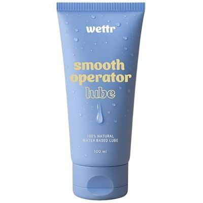 wettr Smooth Operator Gel lubrifiant à base d'eau 100 ml Lubrifiant naturel pour hommes & LGBTQ+ Durable, non collant, pH neutre wettr Smooth Operator Gel lubrifiant à base d'eau 100 ml Lubrifiant naturel pour hommes & LGBTQ+ Durable, non collant, pH neutre