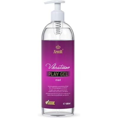 Vibratissimo Play Gel med 1000 ml I Lubrifiant doux pour la peau I Gels lubrifiants à base d'eau I Lubricant Gel pour les jouets en silicone & les préservatifs en latex Vibratissimo Play Gel med 1000 ml I Lubrifiant doux pour la peau I Gels lubrifiants à base d'eau I Lubricant Gel pour les jouets en silicone & les préservatifs en latex
