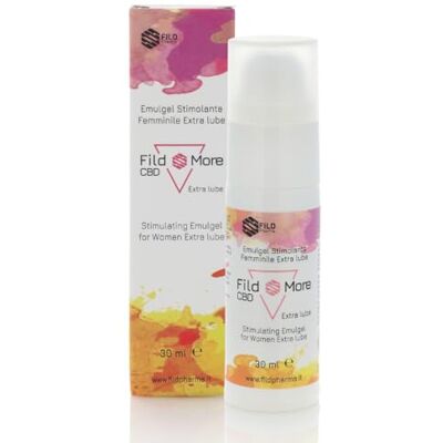 Fild Pharma Fild More Extra Lube Gel intime avec base d'aloès biologique pour une lubrification naturelle et durable, enrichi en huile de chanvre, acide hyaluronique et maca pour une expérience intime améliorée Fild Pharma Fild More Extra Lube Gel intime avec base d'aloès biologique pour une lubrification naturelle et durable, enrichi en huile de chanvre, acide hyaluronique et maca pour une expérience intime améliorée