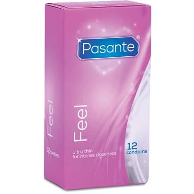 Pasante Lot de 12 préservatifs sensibles Pasante Lot de 12 préservatifs sensibles
