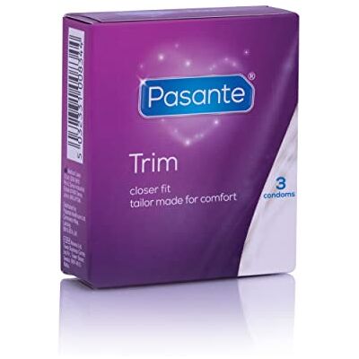 Pasante Trim (petit) préservatifs – Lot de 3 Pasante Trim (petit) préservatifs – Lot de 3