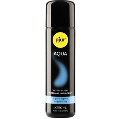 pjur AQUA Gel lubrifiant de qualité supérieure à base d'eau Excellente glisse, hydratant, ne colle pas même pour les jouets sexuels (250 ml) pjur AQUA Gel lubrifiant de qualité supérieure à base d'eau Excellente glisse, hydratant, ne colle pas même pour les jouets sexuels (250 ml)